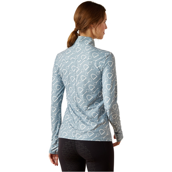 2025 Ariat Womens Lowell 3.0 1/4 Zip Baselayer 10062635 - Hardware Print